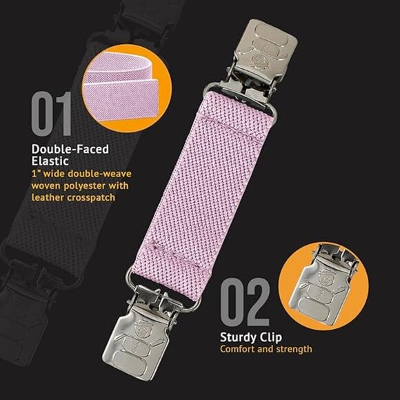 Hold’Em Mitten Glove Clips for Toddler & Kids Extra Tight Grip - Light Pink - Picture 3 of 6